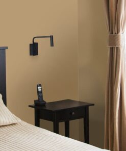 LED επιτοίχιο φωτιστικό κομοδίνου 3W σε μαύρο σώμα και θύρα USB για ξενοδοχεία V-TAC – 211487