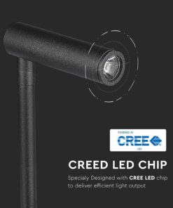 LED επιτοίχιο φωτιστικό κομοδίνου 3W σε μαύρο σώμα και θύρα USB για ξενοδοχεία V-TAC – 211487