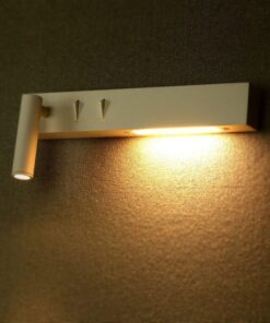 LED απλίκα 3W+6W 3000K θερμό λευκό με λευκό σώμα V-TAC – 211488