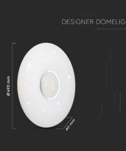 Πλαφονιέρα LED Designer 30W/60W/30W Στρογγυλή Dimmable 3 σε 1 V-TAC – 2114911