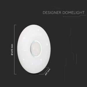 Πλαφονιέρα LED Designer 30W/60W/30W Στρογγυλή Dimmable 3 σε 1 V-TAC – 2114911