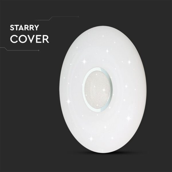 Πλαφονιέρα LED Designer 30W/60W/30W Στρογγυλή Dimmable 3 σε 1 V-TAC – 2114911