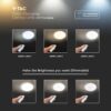 Πλαφονιέρα LED Designer 30W/60W/30W Στρογγυλή Dimmable 3 σε 1 V-TAC – 2114911