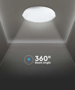 Πλαφονιέρα LED Designer 30W/60W/30W Στρογγυλή Dimmable 3 σε 1 V-TAC – 2114921