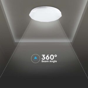 Πλαφονιέρα LED Designer 30W/60W/30W Στρογγυλή Dimmable 3 σε 1 V-TAC – 2114921