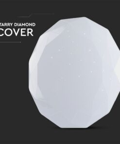 Πλαφονιέρα LED Designer 20W/40W/20W Στρογγυλή με γωνίες Dimmable 3 σε 1 V-TAC – 2114931