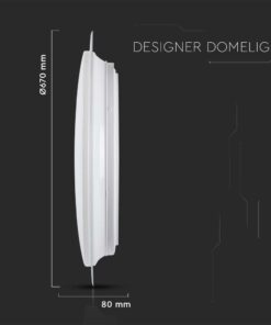 Πλαφονιέρα LED Designer 36W/72W/36W Στρογγυλή Dimmable 3 σε 1 V-TAC – 2114951