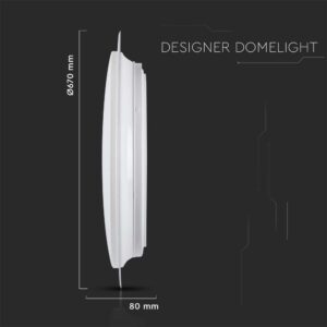 Πλαφονιέρα LED Designer 36W/72W/36W Στρογγυλή Dimmable 3 σε 1 V-TAC – 2114951
