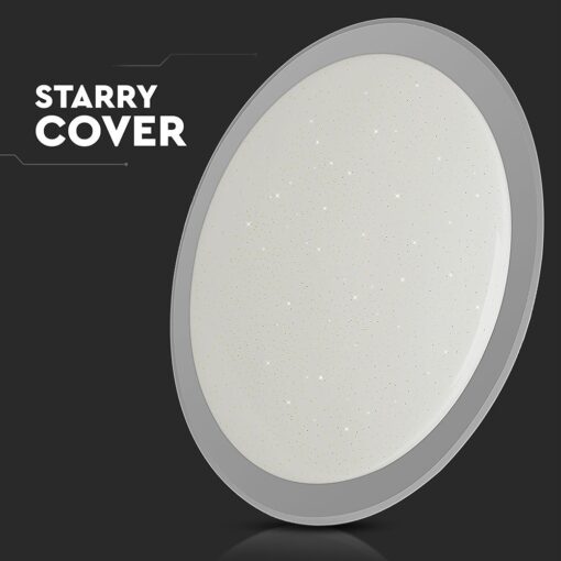 Πλαφονιέρα LED Designer 36W/72W/36W Στρογγυλή Dimmable 3 σε 1 V-TAC – 2114951