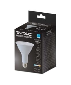 LED Λάμπα E27 PAR30 11W V-TAC Samsung Chip Θερμό Λευκό 3000K – 21153