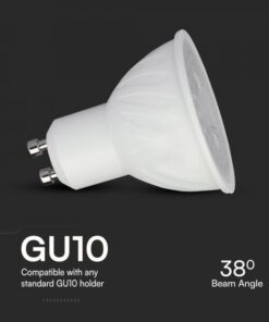 Λάμπα LED Spot GU10 Samsung chip 6W Φυσικό 4000K 38° V-TAC – 21165