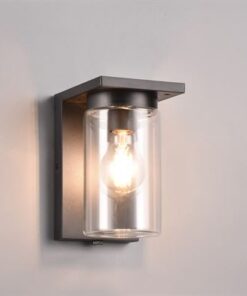 Φωτιστικό Τοίχου Μαύρο Ματ ARDILA 1x E27 Αισθητήρας Νύχτας Ημέρας IP44 Trio Lighting – 211660132