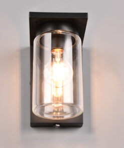 Φωτιστικό Τοίχου Μαύρο Ματ ARDILA 1x E27 Αισθητήρας Νύχτας Ημέρας IP44 Trio Lighting – 211660132