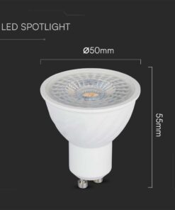 Λάμπα LED Spot GU10 Samsung chip SMD 6W 6500K V-TAC – 21167