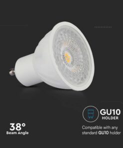 Λάμπα LED Spot GU10 Samsung chip SMD 6W 6500K V-TAC – 21167