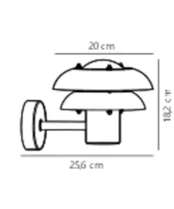 Nordlux Kurnos 20 Φωτιστικό Τοίχου Γαλβανιζέ E14 Μεταλλικό/Πλαστικό – 2118061031