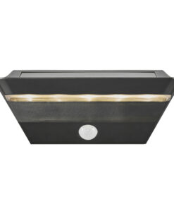 Nordlux Agena Φωτιστικό Τοίχου Μαύρο Ηλιακό Φωτιστικό IP44 LED 5W 3000K – 2118221003