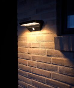 Nordlux Agena Φωτιστικό Τοίχου Μαύρο Ηλιακό Φωτιστικό IP44 LED 5W 3000K – 2118221003