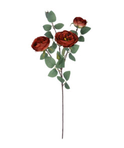 GloboStar® Artificial Garden RED CLIMBING ROSE BRANCH 21182 Τεχνητό Διακοσμητικό Κλαδί Τριαντάφυλλο Κόκκινο Y70cm