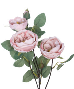 GloboStar® Artificial Garden PINK CLIMBING ROSE BRANCH 21184 Τεχνητό Διακοσμητικό Κλαδί Τριαντάφυλλο Ροζ Y70cm