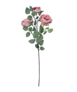 GloboStar® Artificial Garden HOT PINK CLIMBING ROSE BRANCH 21185 Τεχνητό Διακοσμητικό Κλαδί Τριαντάφυλλο Έντονο Ροζ Y70cm