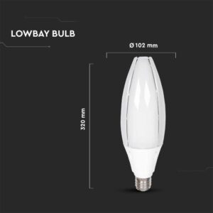 LED Λάμπα E40 60W V-TAC PRO Samsung Chip 300° 6500lm Φυσικό Λευκό 4000K – 21187