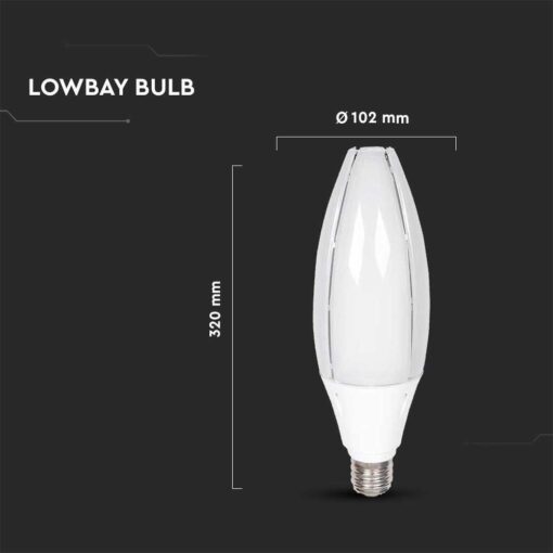 LED Λάμπα E40 60W V-TAC PRO Samsung Chip 300° 6500lm Φυσικό Λευκό 4000K – 21187