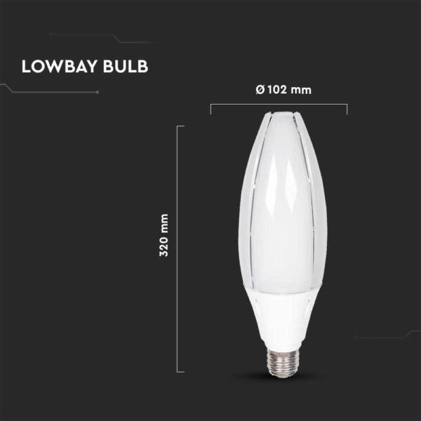 LED Λάμπα E40 60W V-TAC PRO Samsung Chip 300° 6500lm Φυσικό Λευκό 4000K – 21187