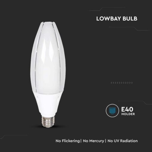 LED Λάμπα E40 60W V-TAC PRO Samsung Chip 300° 6500lm Φυσικό Λευκό 4000K – 21187