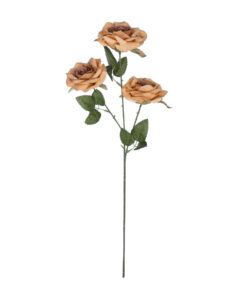 GloboStar® Artificial Garden PEACH CLIMBING ROSE BRANCH 21189 Τεχνητό Διακοσμητικό Κλαδί Τριαντάφυλλο Ροδακινί Y66cm