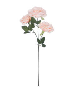 GloboStar® Artificial Garden PALE PINK CLIMBING ROSE BRANCH 21195 Τεχνητό Διακοσμητικό Κλαδί Τριαντάφυλλο απαλό Ροζ Y66cm