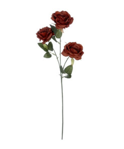 GloboStar® Artificial Garden RED CLIMBING ROSE BRANCH 21196 Τεχνητό Διακοσμητικό Κλαδί Τριαντάφυλλο Κόκκινο Y66cm