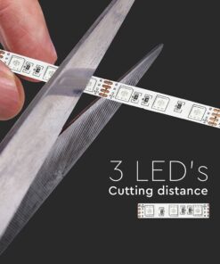 LED Ταινία 7W V-TAC Dimmable 900lm/m Πολύχρωμη RGB 5 Μέτρα – 212120
