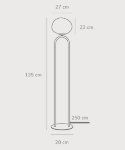 Φωτιστικό Δαπέδου DFTP Shapes 1xE27 Μπρονζε Χρώματος – 2120074035