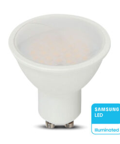 LED SPOT Λάμπα GU10 4.5W V-TAC PRO Samsung Chip 100° 400lm Ψυχρό Λευκό 6400K – 21203