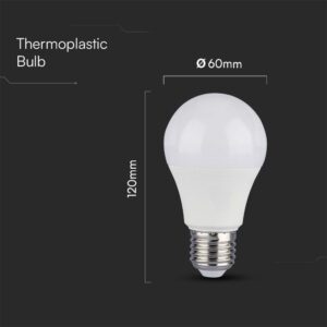 Λάμπα LED E27 A60 Samsung Chip SMD 11W 4000K Dimmable  V-TAC – 2120184