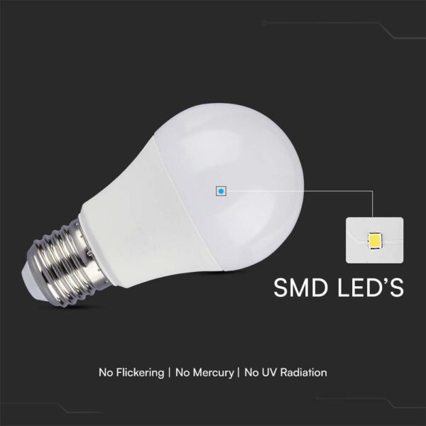 Λάμπα LED E27 A60 Samsung Chip SMD 11W 4000K Dimmable  V-TAC – 2120184