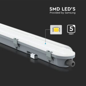 LED Φωτιστικό 48W Τύπου Φθορίου 150cm V-TAC PRO Samsung Chip 120° 5760lm IP65 Φυσικό Λευκό 4000K – 2120203