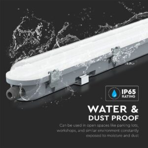 LED Φωτιστικό 18W Τύπου Φθορίου 60cm V-TAC PRO Samsung Chip 120° 2160lm Αδιάβροχο IP65 Φυσικό 4000K – 2120211
