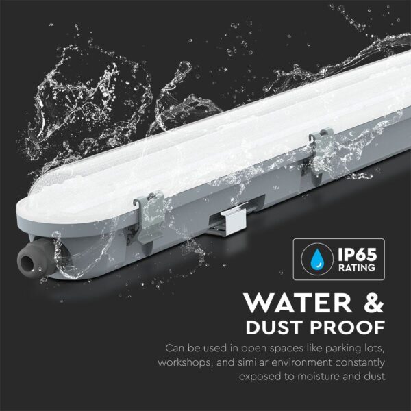 LED Φωτιστικό 18W Τύπου Φθορίου 60cm V-TAC PRO Samsung Chip 120° 2160lm Αδιάβροχο IP65 Φυσικό 4000K – 2120211