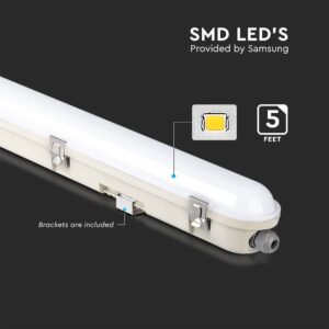 LED Φωτιστικό 48W Τύπου Φθορίου 150cm V-TAC PRO Samsung Chip 120° 5760lm Αδιάβροχο IP65 Φυσικό 4000K – 2120215