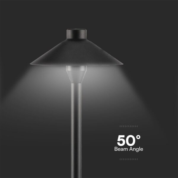 7W Led Φωτιστικό Κολωνακι/Καρφί Κήπου V-TAC SAMSUNG Chip Μαύρο IP65 3000K – 2120316