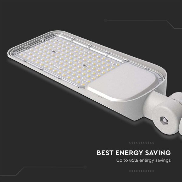 Φωτιστικό Δρόμου SAMSUNG CHIP LED 50W 4000K IP65 Γκρι Χρώματος V-TAC – 2120424VT