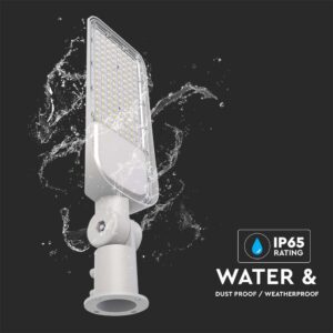 Φωτιστικό Δρόμου SAMSUNG CHIP LED 50W 4000K IP65 Γκρι Χρώματος V-TAC – 2120424VT