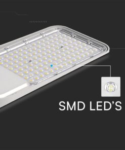 Φωτιστικό Δρόμου LED 150W SAMSUNG Γκρι με Αισθητήρα Φωτός 17220lm 4000K IP65 V-TAC – 2120436
