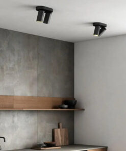 Φωτιστικό Οροφής DFTP Mimi 2xGU10 Μαύρου Χρώματος – 2120456003