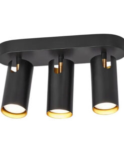 Φωτιστικό Οροφής DFTP Mimi 3xGU10 Μαύρου Χρώματος – 2120476003