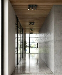 Φωτιστικό Οροφής DFTP Mimi 3xGU10 Μαύρου Χρώματος – 2120476003