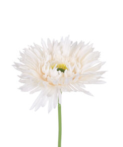 GloboStar® Artificial Garden PALE PINK GERBERABRANCH 21204 Τεχνητό Διακοσμητικό Κλαδί Ζέρμπερας Απαλό Ροζ Y44cm