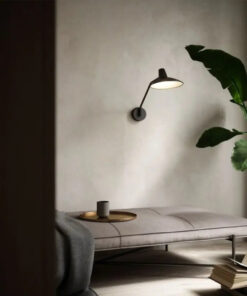 Επιτοίχιο Φωτιστικό DFTP Darci 1xE14 Μαύρου Χρώματος – 2120551003